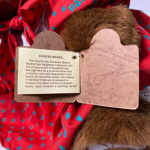 Robert Raikes Nicolette Bears Vintage Christmas Collectible 12" Limited Edition - Picture 11 of 11